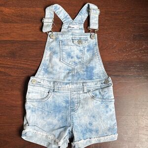 Little girls jeans overalls